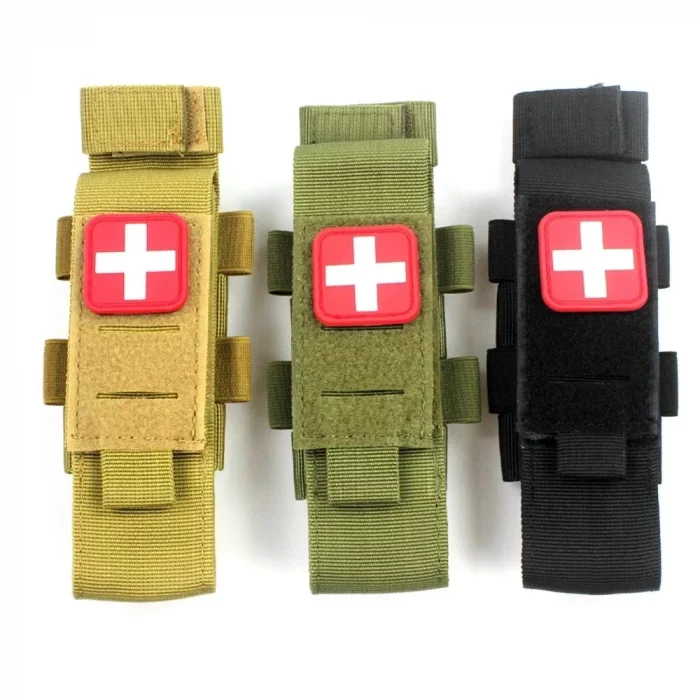 Botiquín táctico de primeros auxilios para exteriores, torniquete Molle, Kit de supervivencia, bolsa, estante de enfermería, equipo médico, bolsa de tijera, equipo para exteriores - Imagen 6