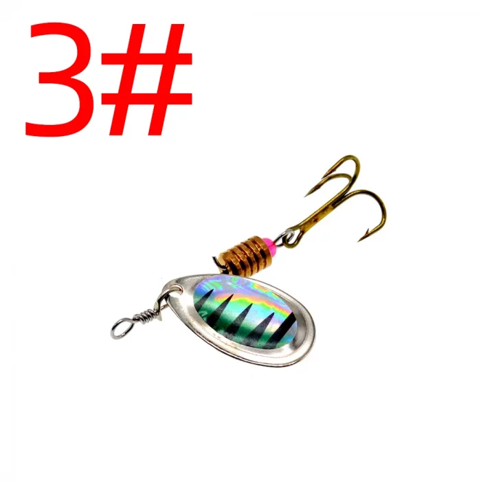 Señuelo Giratorio de Metal con Lentejuelas (3.5g) - Imagen 6