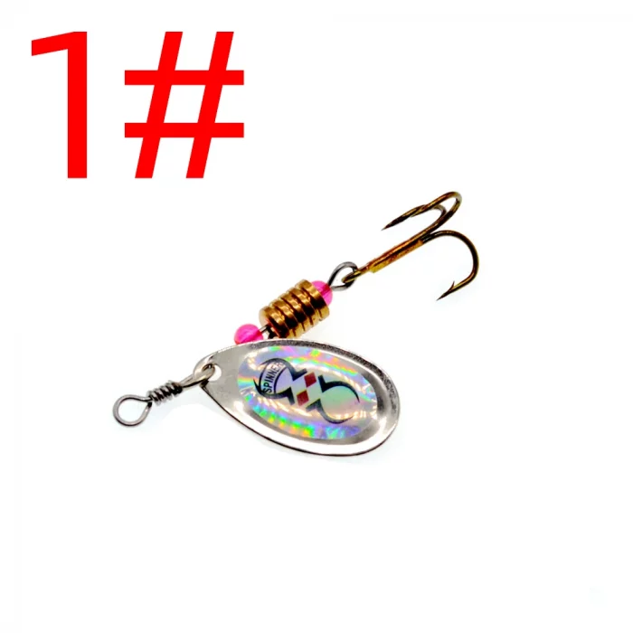 Señuelo Giratorio de Metal con Lentejuelas (3.5g) - Imagen 4