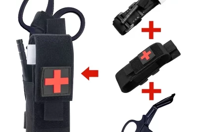 Botiquín táctico de primeros auxilios para exteriores, torniquete Molle, Kit de supervivencia, bolsa, estante de enfermería, equipo médico, bolsa de tijera, equipo para exteriores